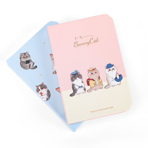 Sunny Cat A7 Sổ tay bìa cứng Văn phòng phẩm 96 tờ Kawaii Sinh viên Quà tặng Nhật ký di động Văn phòng phẩm trường học - Product Image 3