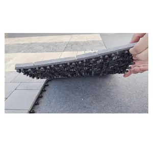Sıcak satış açık peyzaj kaldırım taşı siyah kireçtaşı plastik taban birbirine veranda zemin dış zemin fayans fiyat
