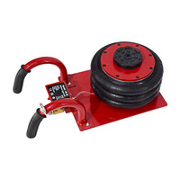 Cric hydraulique pneumatique à air à triple sac, à commande par échappement, pour levage de voiture de 3 tonnes, robuste
