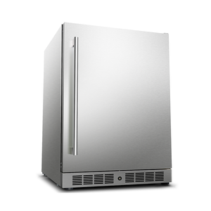 Frigorifero <span class=keywords><strong>da</strong></span> <span class=keywords><strong>Esterno</strong></span> Integrato Sottobanco, <span class=keywords><strong>Congelatore</strong></span> Verticale per Uso Domestico, Frigo Bar per Hotel con Porta Singola Solida e Raffreddamento ad Aria - Product Image 1