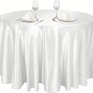 Custom Smooth Waterproof Wrinkle Resistant Multi Size Color Event Dining Round <b>Tablecloth</b> - Product Image 3