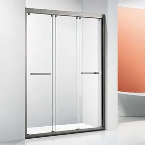 High Quality Custom Shower Door Stainless Steel Frame Glass Shower Door