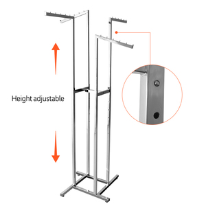 Giá Treo Quần Áo Thiết Kế Theo Yêu Cầu Của Cửa Hàng Bán Lẻ Giá Trưng Bày Trang Phục Quần Áo Màu Vàng Kim Loại - Product Image 3