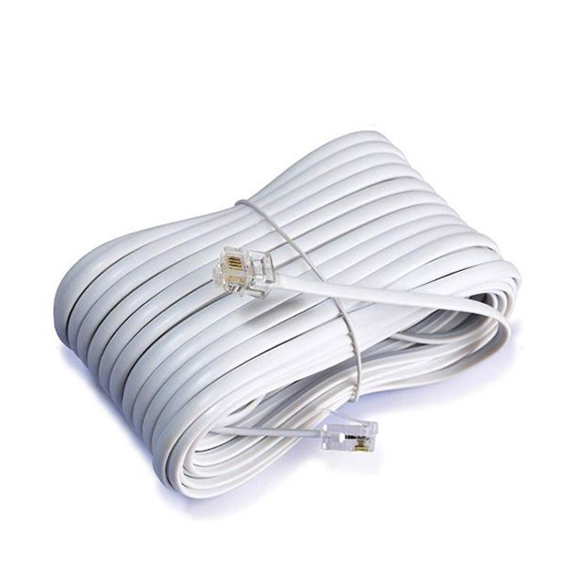 1m 2m 3m cat3 rj11 connector 4 wire 6p4c cat3 telephone cable