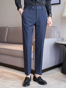 <span class=keywords><strong>Pantalon</strong></span> de costume d'affaires en <span class=keywords><strong>laine</strong></span> pour hommes de printemps <span class=keywords><strong>et</strong></span> d'été <span class=keywords><strong>pantalon</strong></span> extensible confortable <span class=keywords><strong>et</strong></span> mince <span class=keywords><strong>pantalon</strong></span> pour hommes de grande taille - Product Image 6