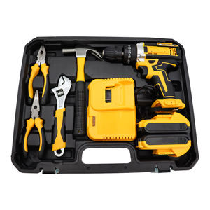 Kit d'outils multifonctionnels pour la maison, kit combiné perceuse sans fil pour artisans et mécaniciens, ensemble d'outils pour le travail du bois - Product Image 4