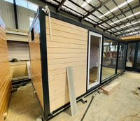 Postes de travail en conteneurs maritimes de 20 pieds, service tout-en-un, maison mobile préfabriquée, bureau modulaire en acier à panneaux sandwich