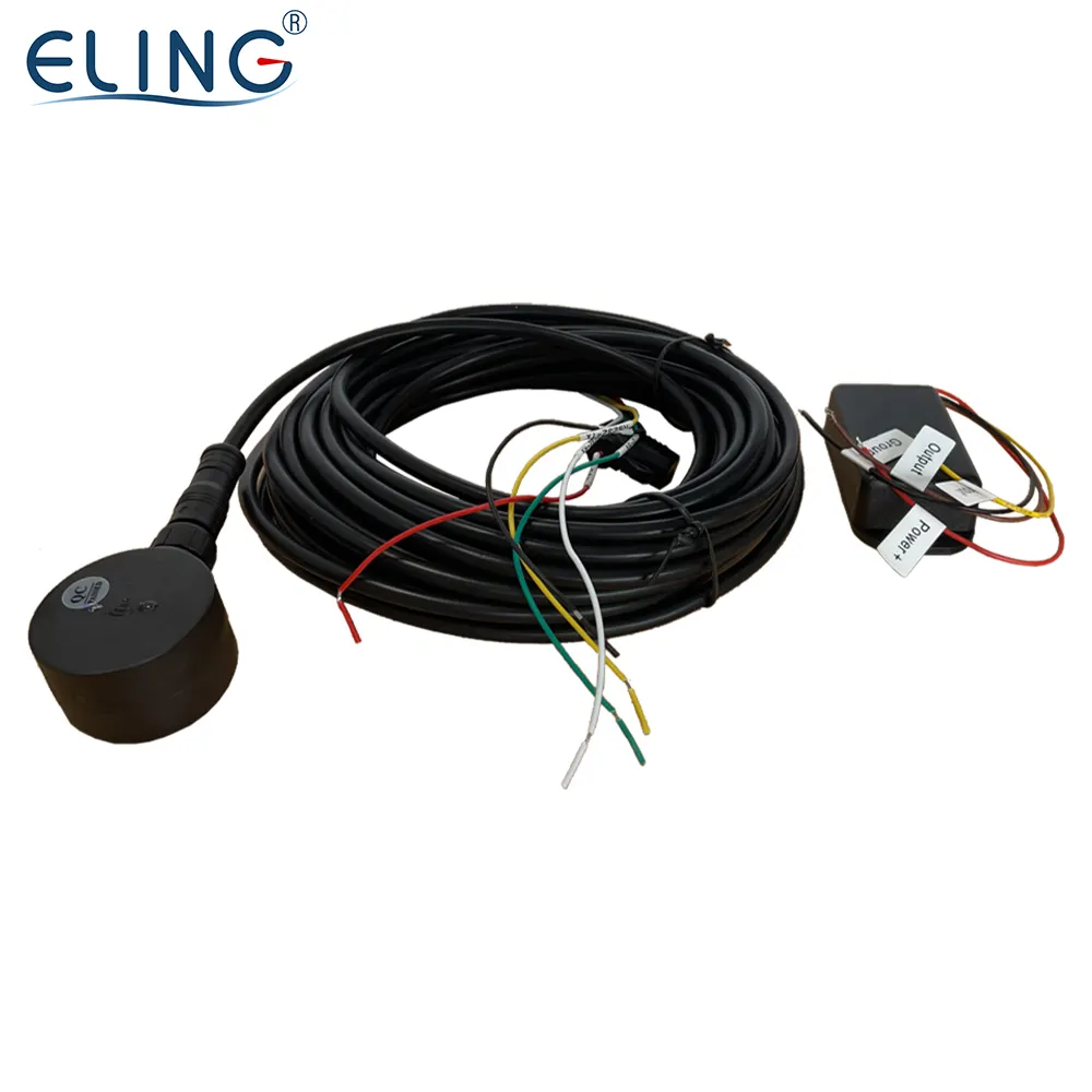 ELING Ultrasonic Fuel Level Sensor Fuel Monitoring System Non-Contact Fuel Level Gauge Ohm Gauge for Truck Car Diesel Level Dete