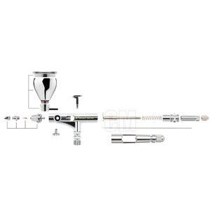 Aerógrafo <span class=keywords><strong>ANEST</strong></span> <span class=keywords><strong>IWATA</strong></span> ICM350T personalizado Micron Takumi Side Feed aerógrafo de doble acción para MODELO DE PULVERIZACIÓN pintura artística 0,18mm 7ml - Product Image 4