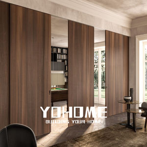 Porte Scorrevoli Interne USA per Camera da Letto, Telaio in Alluminio Invisibile, <span class=keywords><strong>Porta</strong></span> <span class=keywords><strong>Scorrevole</strong></span> Magica Invisibile per Appartamenti - Product Image 5