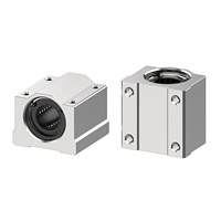 Boîtier de roulement linéaire avec bloc coulissant à axe optique SCS6 8 10 12 16 20 25 30 35 40UU en alliage d'aluminium