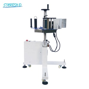 Tốc độ cao Tự động lắp ráp dòng vuông hình bầu dục chai hộp carton Single <span class=keywords><strong>Side</strong></span> Sticker dán nhãn Applicator cho trường hợp vuông xô - Product Image 2