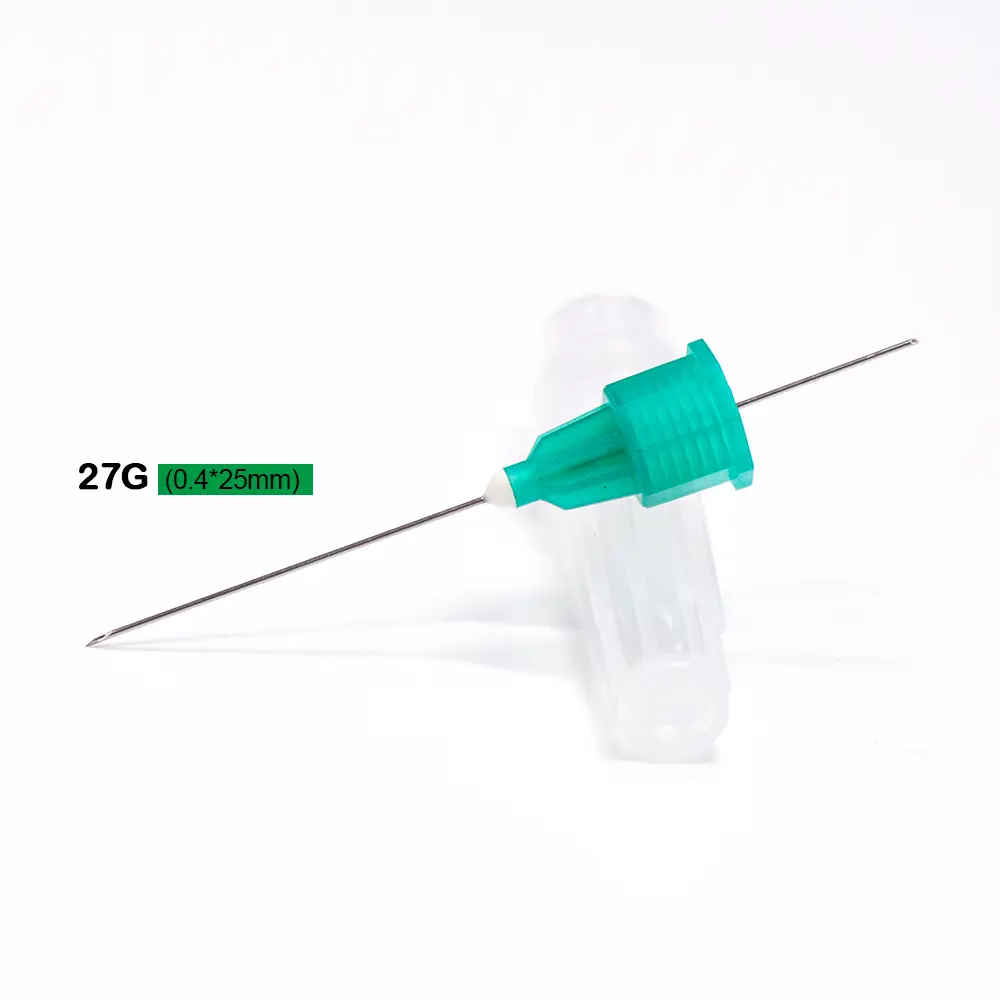 Agulha odontológica descartável, agulha com 27g/32mm 27g 35mm 30g