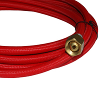 Torche à gaz CO2 Tig refroidie à l'eau OCIM WP20, câble flexible rouge de 4 m avec connecteur M16*1.5