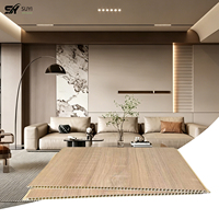 Panneau mural SPC de luxe moderne à texture marbre, garantie 5 ans, imperméable, ignifuge, en composite pierre-plastique, design graphique
