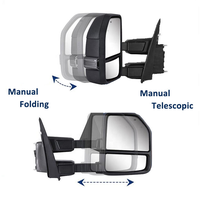XMAXVISION F250 F350 F450 Super Duty 2017-2022 Spion Samping Baru untuk Derek dengan Pemanas, Sensor Suhu, Lampu Sein, dan Lampu Clearance