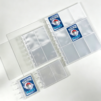 Album de cartes à collectionner, classeur de cartes à échanger à 9 emplacements, sans acide, 3,5 pouces, pour la collection de cartes de jeu