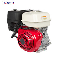 Moteur à essence monocylindre 4 temps refroidi par air Tengka GX160 5,5 CV avec démarrage au kick pour utilisation en bateau, pompe à eau, neuf