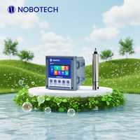 NOBO Online NH3 Sonda de nitrógeno Medidor de amoníaco para acuicultura Tanque de peces Monitoreo de calidad del agua NH4-para sonda de prueba para agricultura