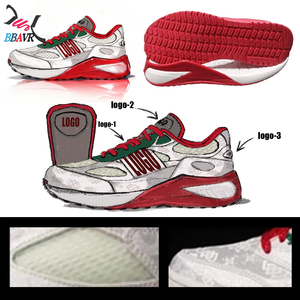Chaussures de sport unisexes personnalisées de luxe, de marque célèbre, originales, style tennis, décontractées, en cuir, vintage, style basket-ball - Product Image 2