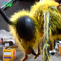 Gecai Animaux en peluche animatroniques grandeur nature Modèle d'abeille réaliste à vendre