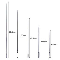 Grande poupée en fil cousue à la main, aiguille à broder moderne à long manche et à yeux larges en métal, non affûtée, pour la maison, durable