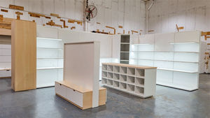 खुदरा स्टोर डिजाइन सुपरमार्केट इलेक्ट्रिक उपकरण लकड़ी के शेल्फ गोंडोला धातु डबल-पक्षीय सुपरमार्केट अलमारियों - Product Image 6