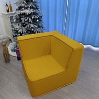 Canapé-lit de salon modulaire de style moderne de luxe haut de gamme personnalisé chaise en mousse rembourrée de tissu de couleur unie saine salon
