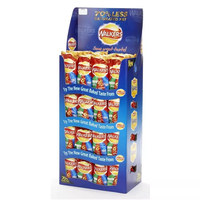 Gypsoura — présentoir fin en carton, présentoir de nourriture, présentation au sol pour Barilla supermarché