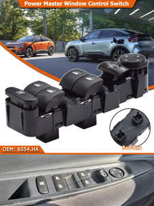 Citroen <span class=keywords><strong>C4</strong></span> 6554.GZ <span class=keywords><strong>Elevalunas</strong></span> eléctrico Master Lifter Control Switch Nueva condición Pu Panel de botones Modelos HA 6554HA 6554HA - Product Image 2