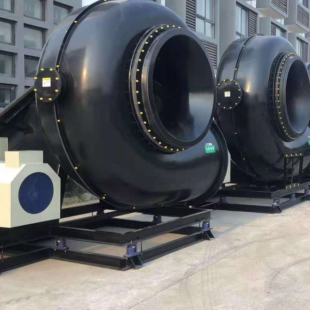 Explosion Proof Antistatic Coating FRP Industry Centrifugal Fume Dust Exhaust Fan