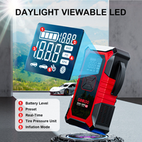 Démarreur de batterie de voiture GOOLOO A3 avec compresseur d'air et pompe à pneus 3000A 150PSI, booster d'urgence automobile, lampe torche pour camion et SUV
