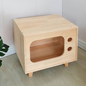 New Creative Cat <b>Nest</b> Wooden Pet Cabinet Multi-Shape Bedside Cabinet Bedroom Bedside Pet Cabinet Organizer - Product Image 3
