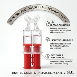 Résine époxy pure à séchage rapide en 5 minutes pour le collage du cuir, du métal et du verre, avec agent de durcissement - Product Image 2