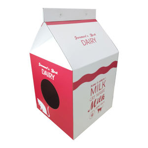 บ้านแมวแบบกล่องนมธีมฮาโลวีน ทำจากกระดาษรีไซเคิล 100% สำหรับแมวซ่อนตัวและนอนหลับ - Product Image 6