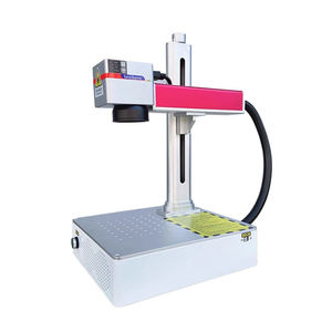 Machine de marquage laser à fibre CNC de bureau 20W 30W 60W 100W, utilisation domestique, portable, facile à utiliser, gravure laser DXF, PVC - Product Image 1
