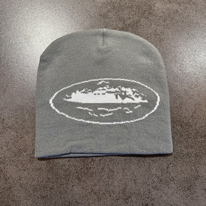 Gorros deportivos de esquí de punto con logotipo personalizado OEM, gorro de invierno de Jacquard acrílico Unisex de alta calidad, jersey de protección, gorro cálido - Product Image 3