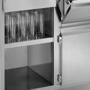 <b>Stainless</b> <b>Steel</b> Heavy Duty Coffee <b>Table</b> with Storage | Commercial Furniture for Restaurant Hotel Cafe Home - Product Image 3