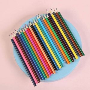 Juego de Lápices de Colores de Madera de Alta Calidad, 12 Colores, Caja Metálica, Certificación EN71 ASTM4236, para Uso Escolar y de Oficina, Regalo para Niños - Product Image 5
