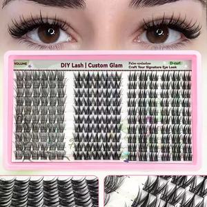 Kit d'extension de cils professionnel pour le bricolage, grappes de cils pré-découpées en grappe de segments Vente en gros Individuel <span class=keywords><strong>Manga</strong></span> - Product Image 6