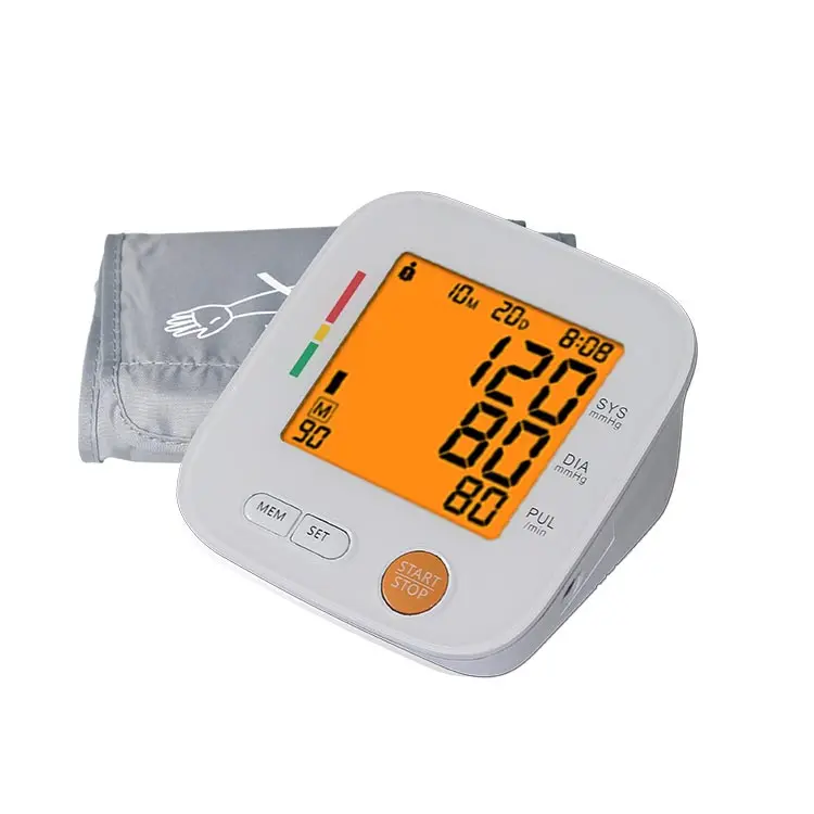 BSCI CE ISO Approved Manufacturer Digital Backlight Charging Wholesale Smart Blood Pressure Monitor Arm Type