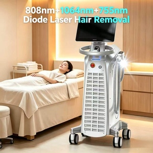 Mais Vendido 2026: Máquina Profissional de Remoção de Pelos a Diodo 808nm, 755 808 1064, com Resfriamento a Gelo, Indolor, Aparelho de Beleza para Remoção de Pelos 2026 - Product Image 1