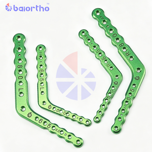 Placca di Bloccaggio in Titanio Professionale per Artrodesi Tarsale AO, Impianti Ortopedici per Chirurgia Ossea Veterinaria per Cani e Gatti - Product Image 1