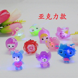 Ornements lumineux à LED, 50 pièces, colliers, bracelets, bagues, boucles d'oreilles pour enfants, pour célébration d'anniversaire - Product Image 4