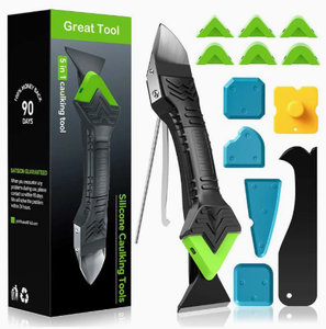 Juego de Espátulas Ajustables Plegables con Hoja Metálica y Hojas de Plástico para Reparación y Eliminación - Product Image 3