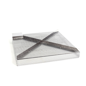 <span class=keywords><strong>Plateau</strong></span> <span class=keywords><strong>de</strong></span> fumage robuste en acier inoxydable perforé, résistant à la chaleur, pour la découpe et le pliage, idéal pour le barbecue domestique et commercial - Product Image 5