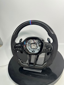 Volant en fibre de carbone pour BMW F40 F44 G20 G22 G23 G26 G29 G42 M240i M340i G30 G32 G01 G02 G05 G06 G07 G14 G15 G16 G11 - Product Image 5