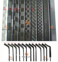 Bâton de hockey sur glace en composite de fibre de carbone UD 3K 12K 18K 24K 40K, tissage carbone, logo personnalisé, senior, junior, OEM