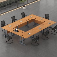 Poste de travail modulaire moderne en gros avec cloison, bureau informatique pour personnel d'entreprise, pour 2 à 4 personnes, pour salle commerciale