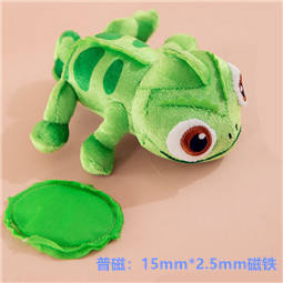 Venta al por mayor Pascal Bear Shoulder Plus con camaleón sentado lagarto imán y base <span class=keywords><strong>de</strong></span> disco juguete <span class=keywords><strong>de</strong></span> malla lavada para aliviar el estrés - Product Image 5